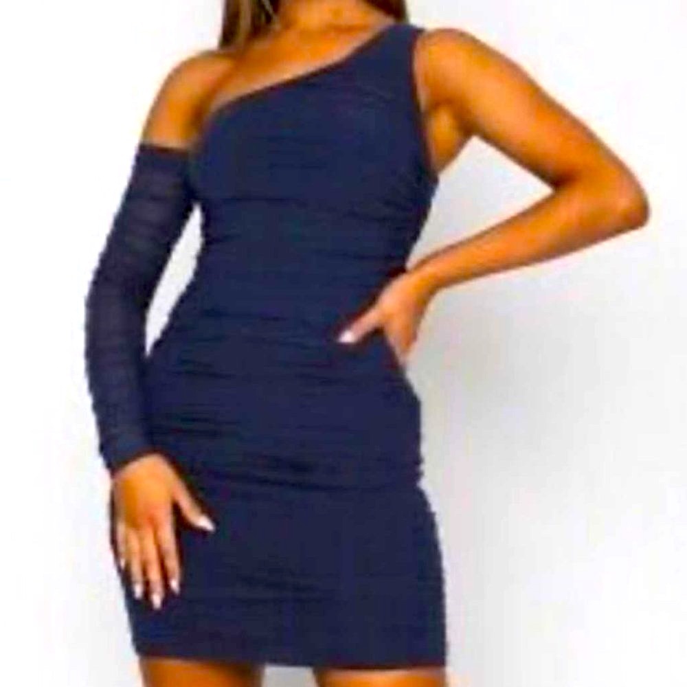 White Fox Whisk Me Away Navy Blue Dress